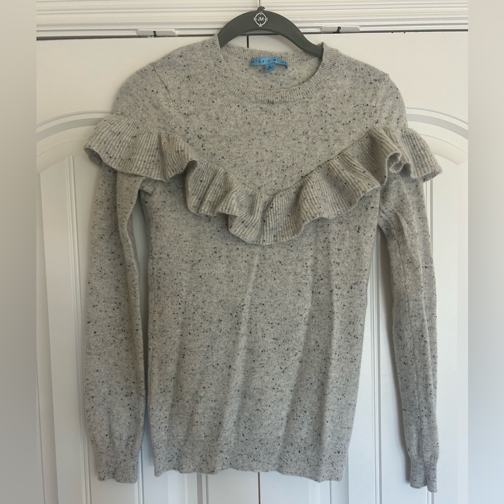 Antonio Melani 100% Cashmere Sweater Grey Women's